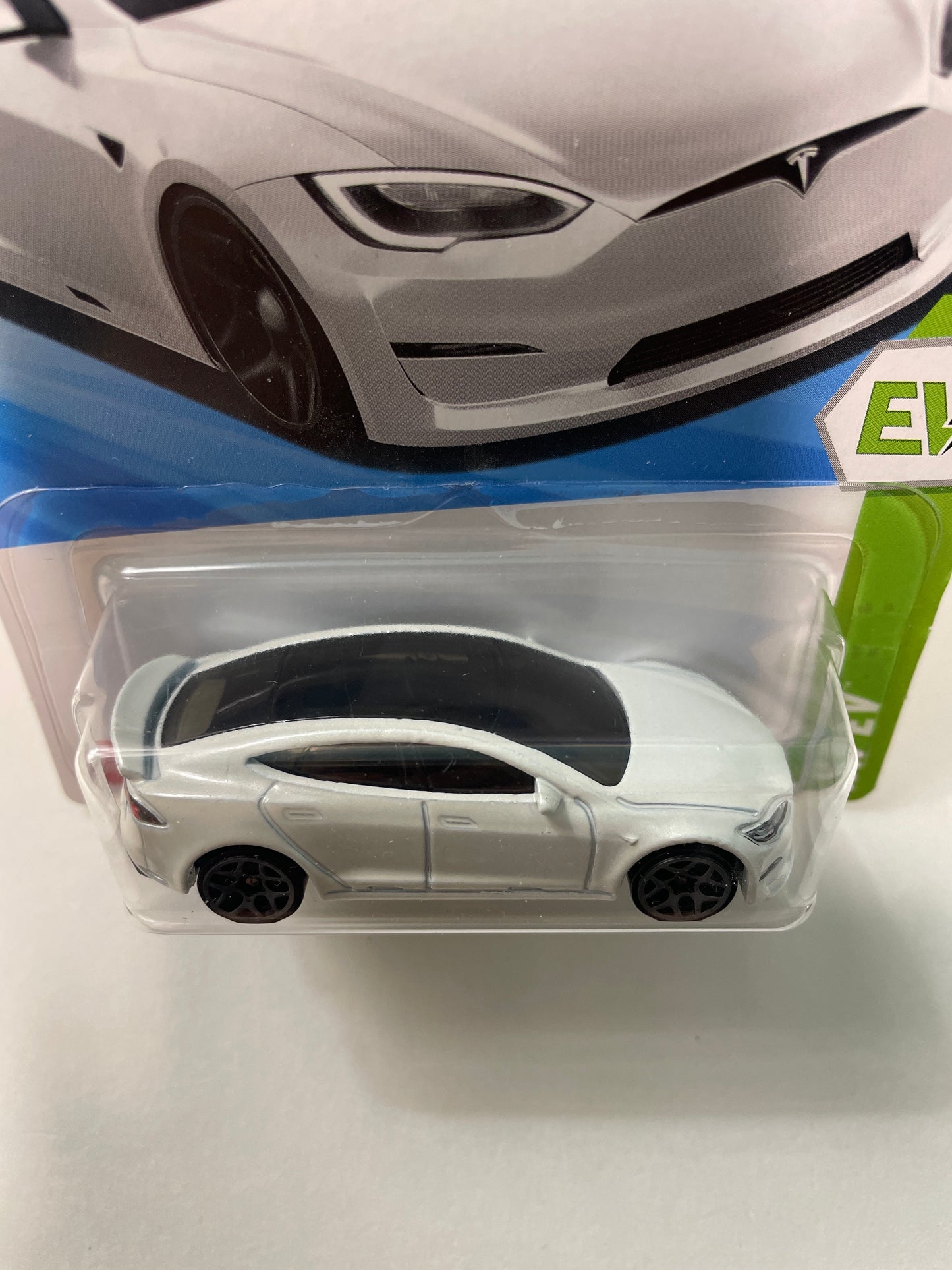 Hot Wheels 1/64 Tesla Model S Plaid White