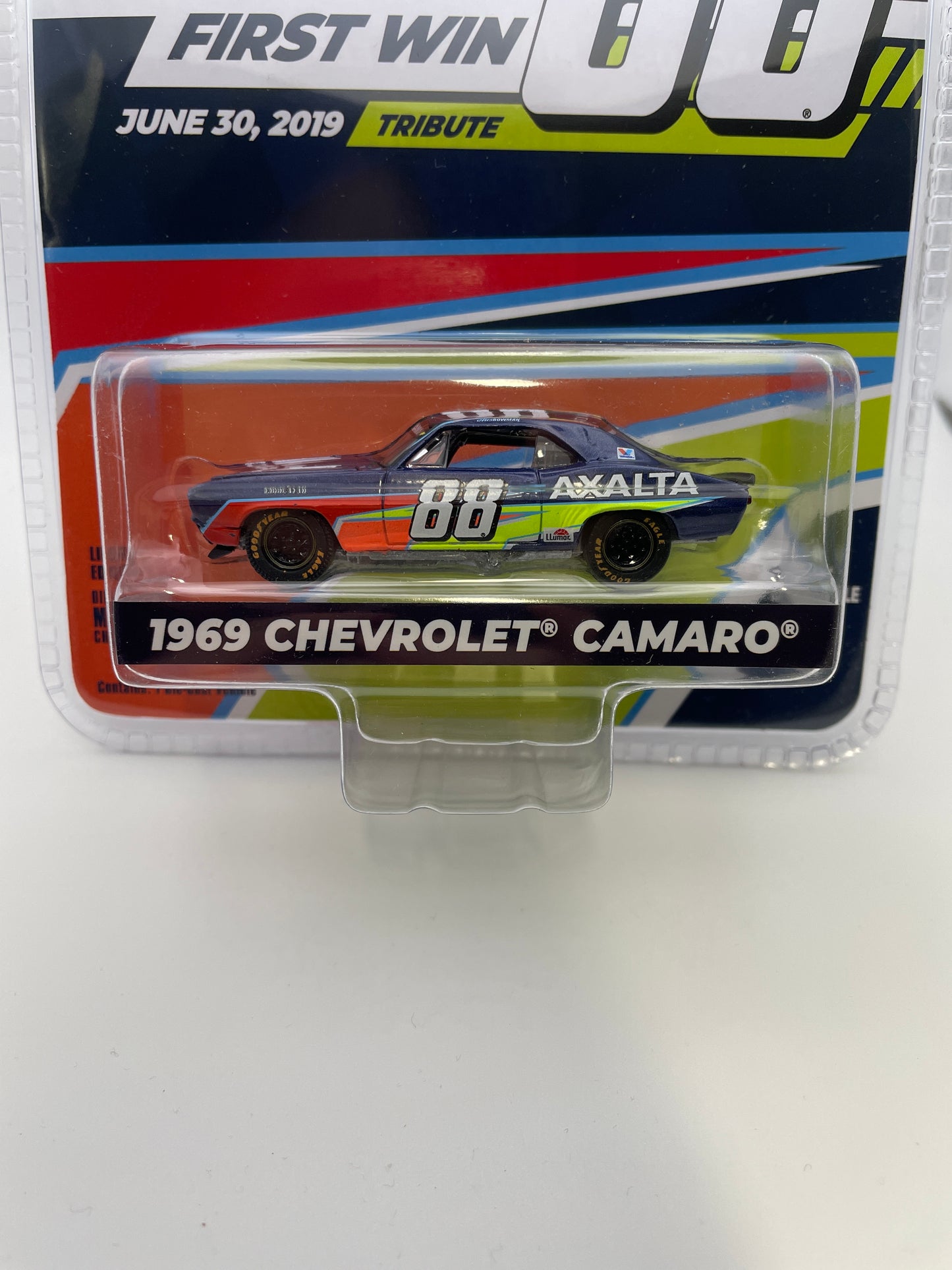 Greenlight 1/64 Hobby Exclusive Hendrick Motorsports Alex Bowman 88 1969 Chevrolet Camaro Blue