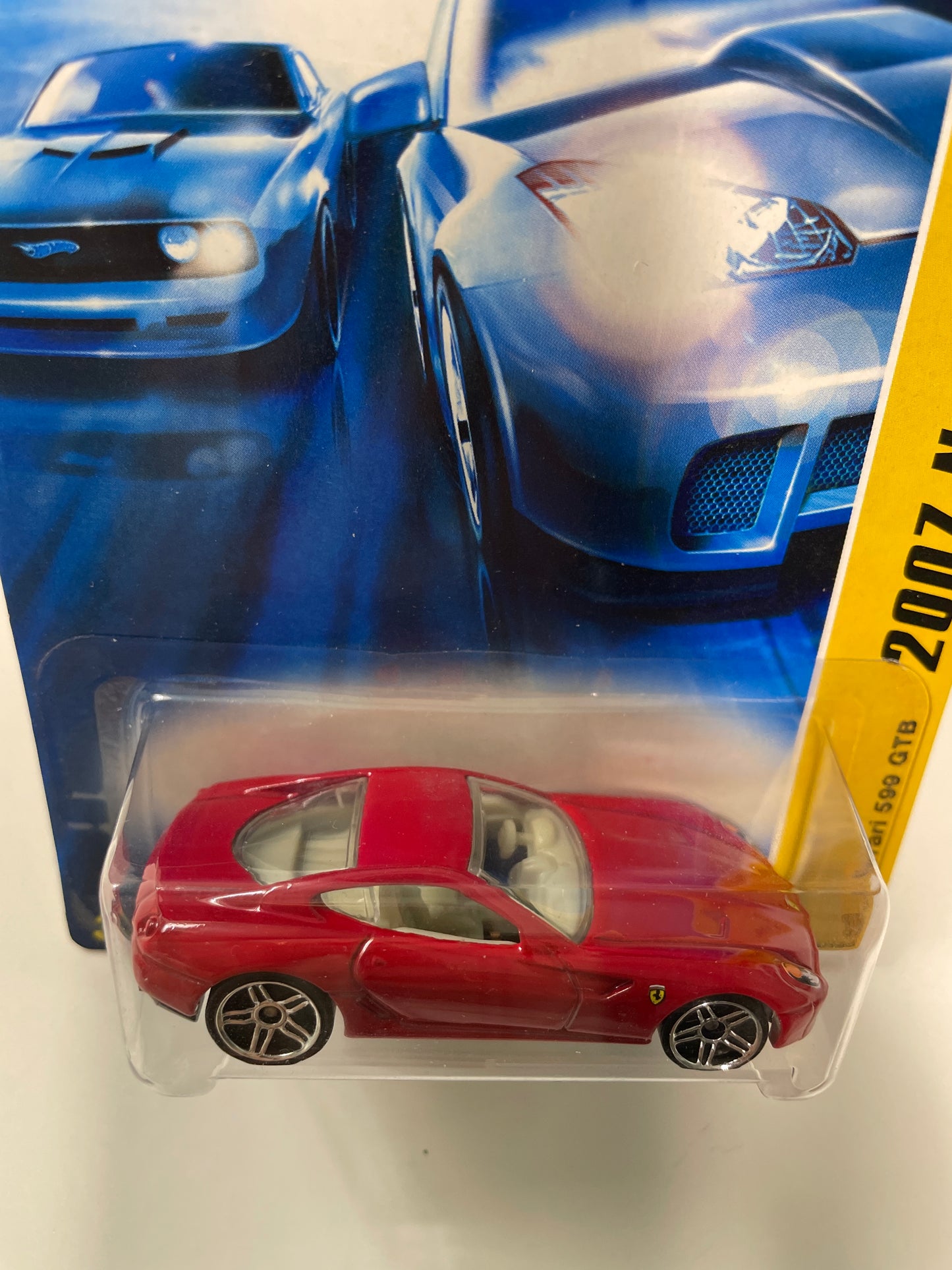 Hot Wheels 1/64 Ferrari 599 GTB Red - Damaged Box