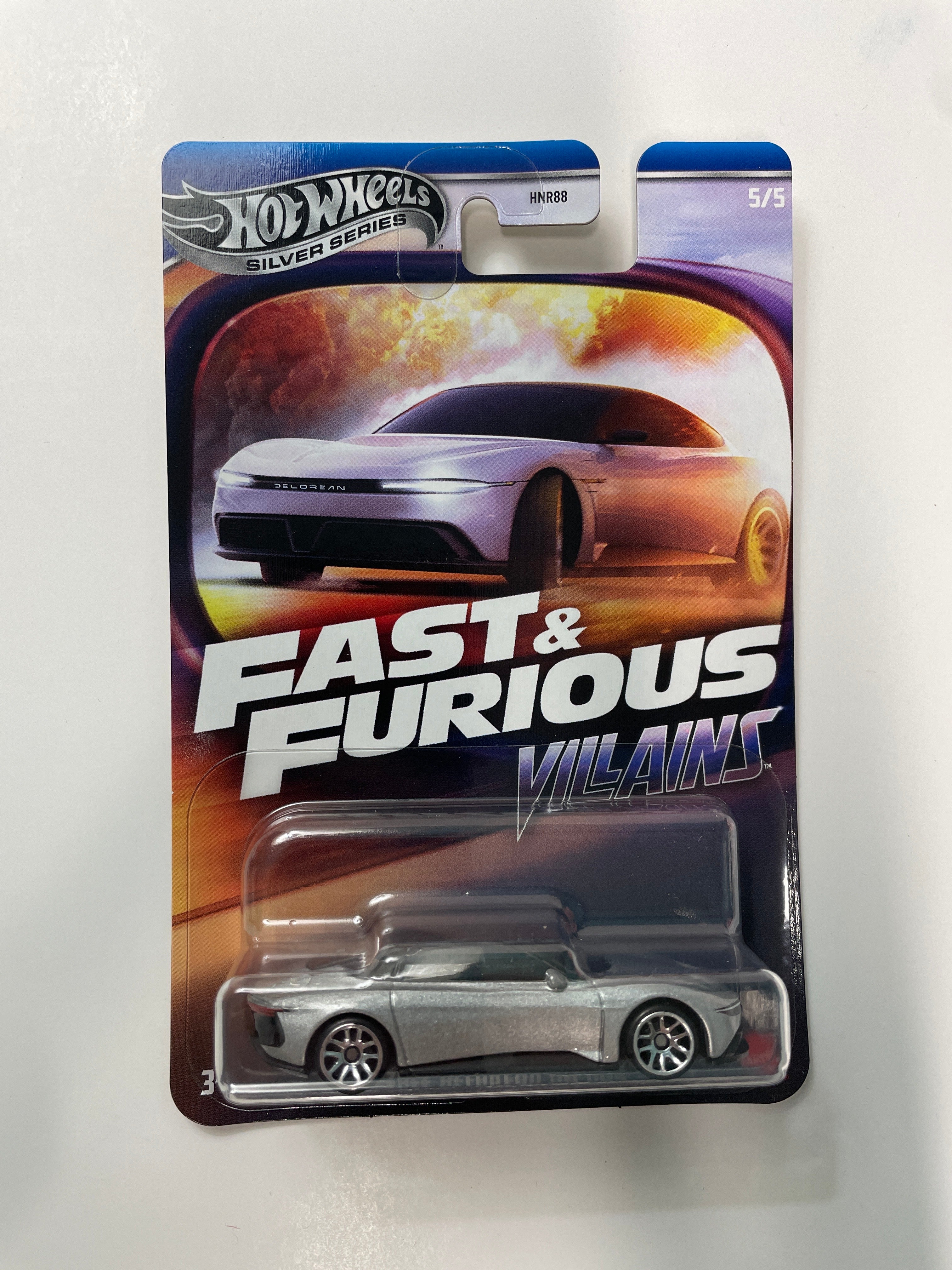 Hot Wheels 1/64 Fast And Furious Villains 2022 Delorean Alpha5