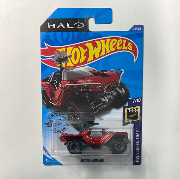 Hot Wheels 1/64 Halo Sword Warthog Red