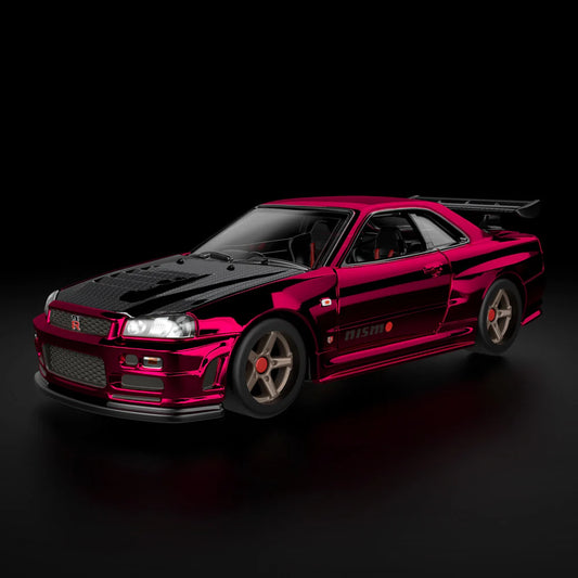 Hot Wheels 1/64 RLC 2024 Selections Car Nissan Skyline GT-R (BNR34) Red