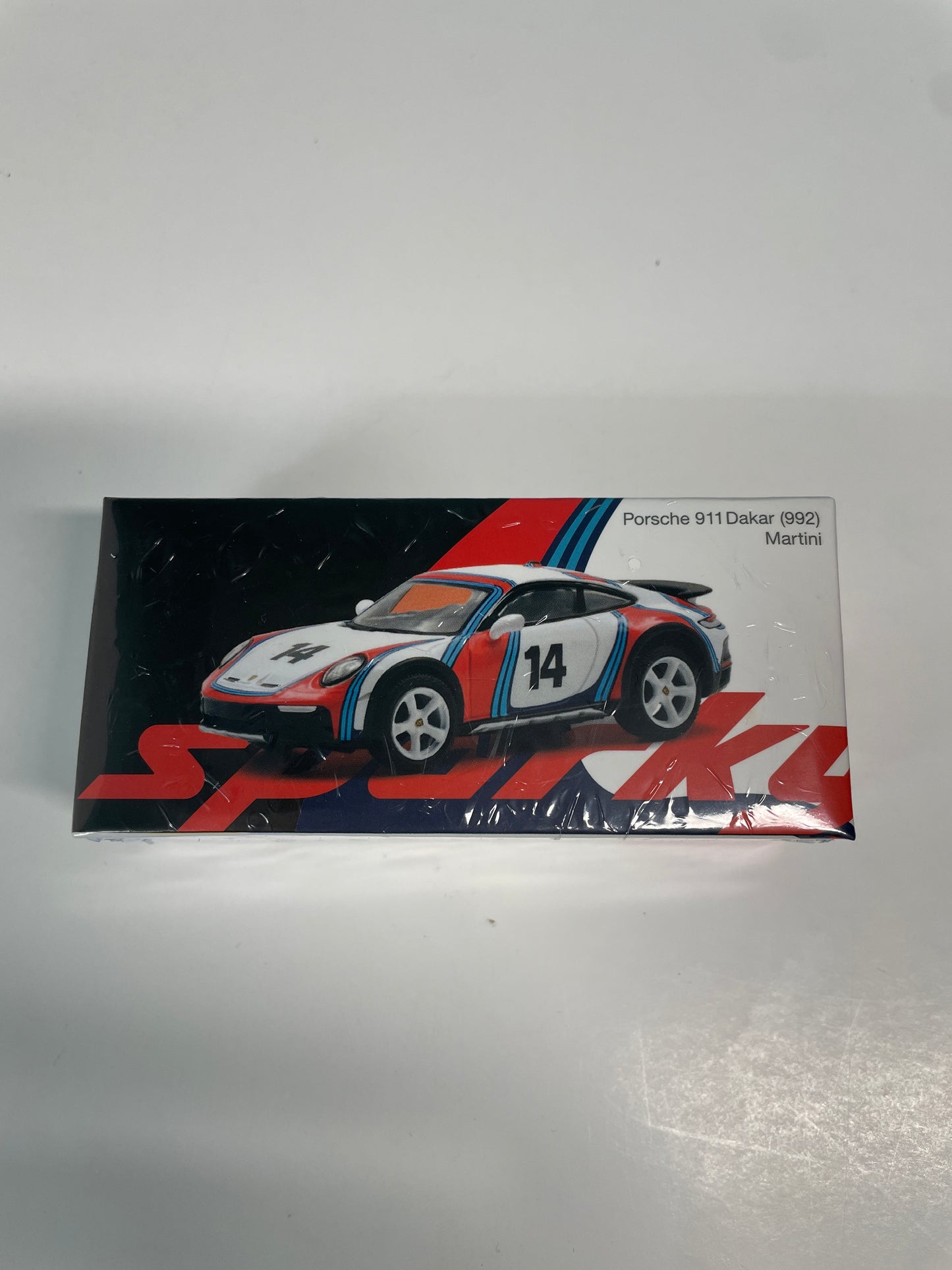 Tiny X Sparkmodel 1/64 Porsche 911 Dakar (992) Martini Rally 1978 Tiny Exclusive n14 White & Red - YO64049