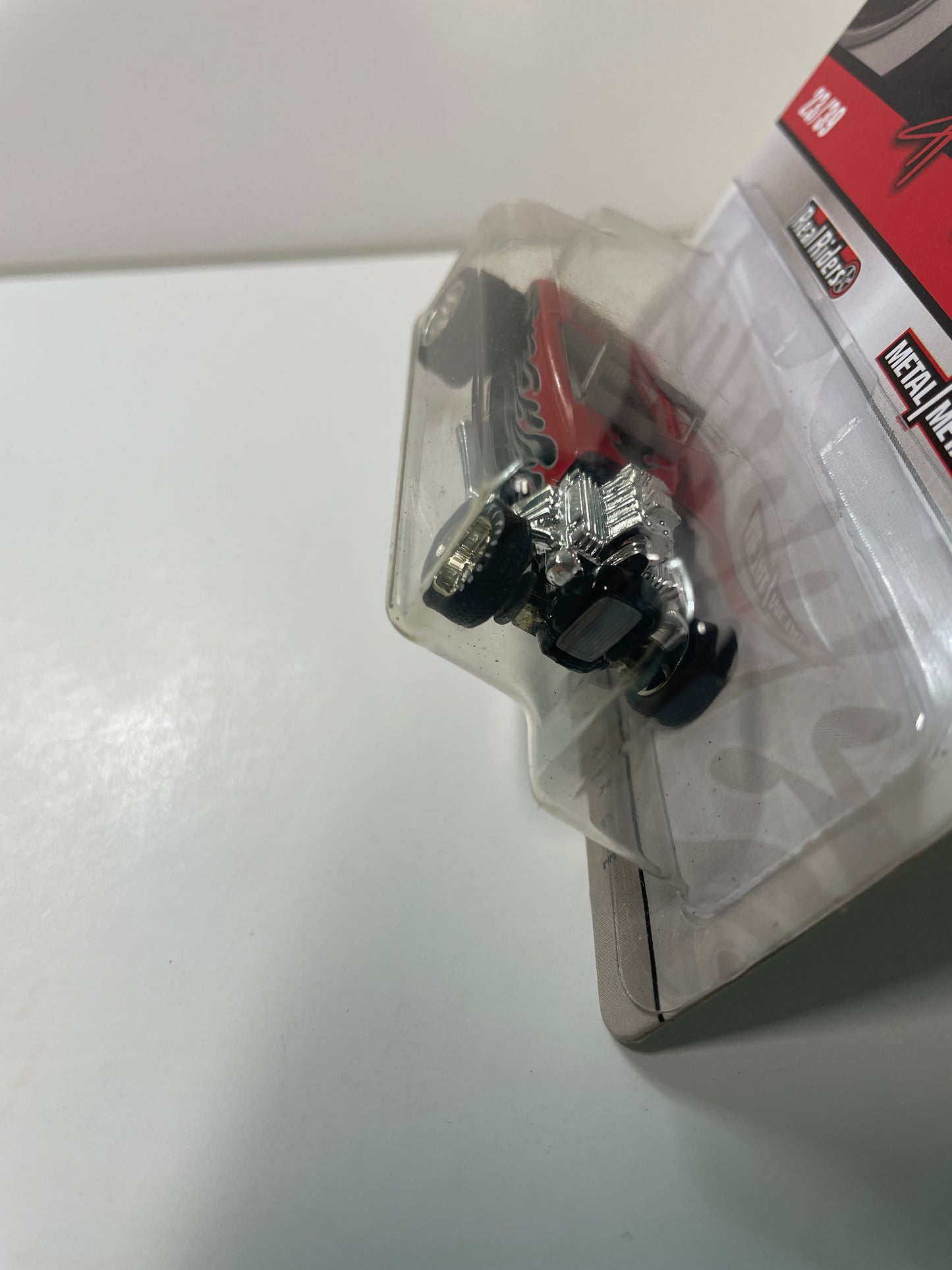 *Chase* Hot Wheels 1/64 Wayne’s Garage Street Rodder (Signed Base) Black & Red - Damaged Card