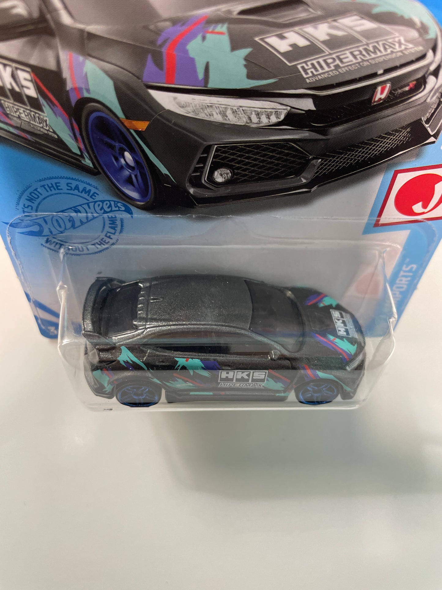 Hot Wheels 1/64 2018 HKS Honda Civic Type R Black