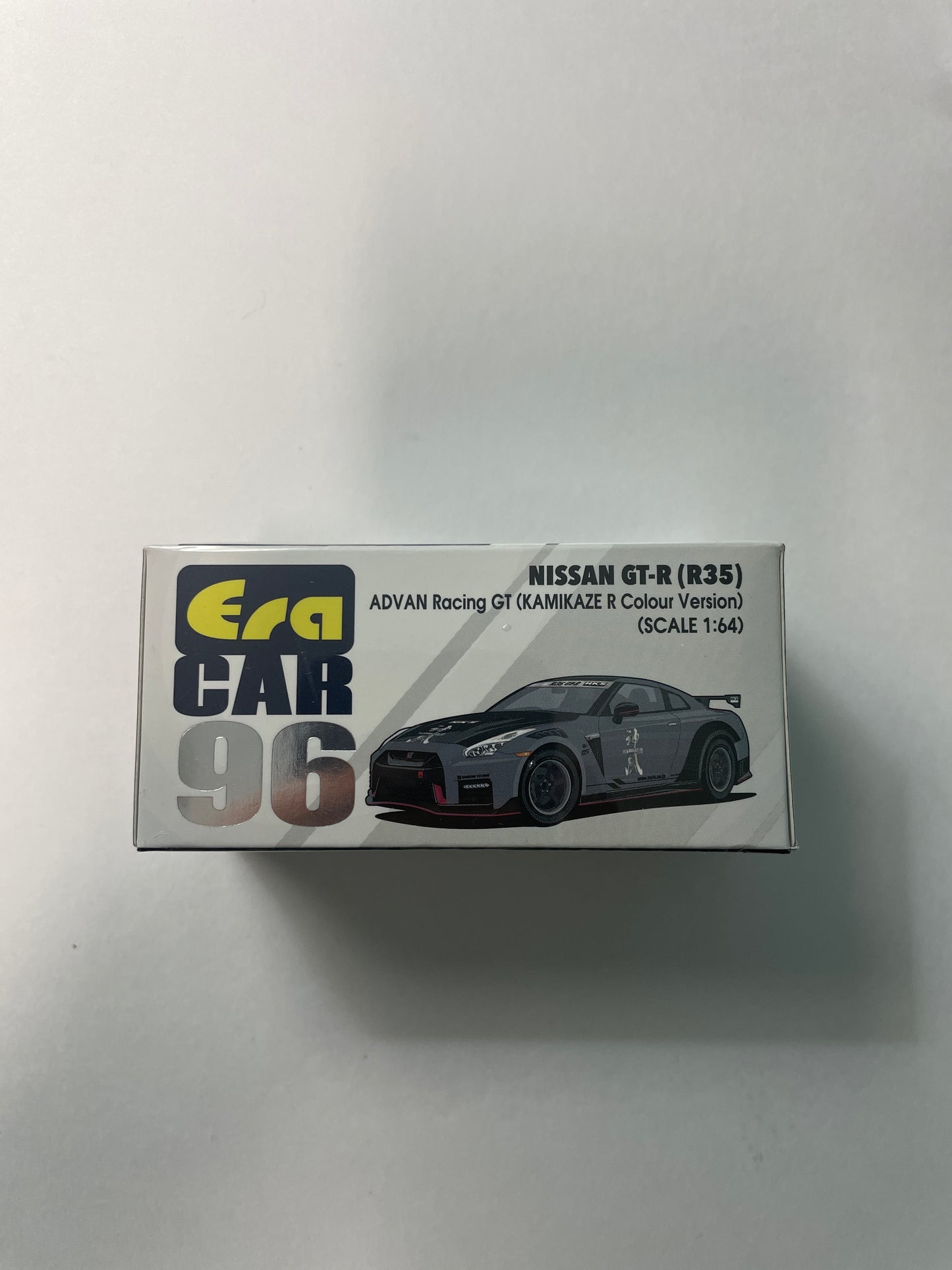 Era Car 1/64 Nissan GT-R ( R35) Advan Racing GT (Kamikaze R Colour Version) n96 Grey