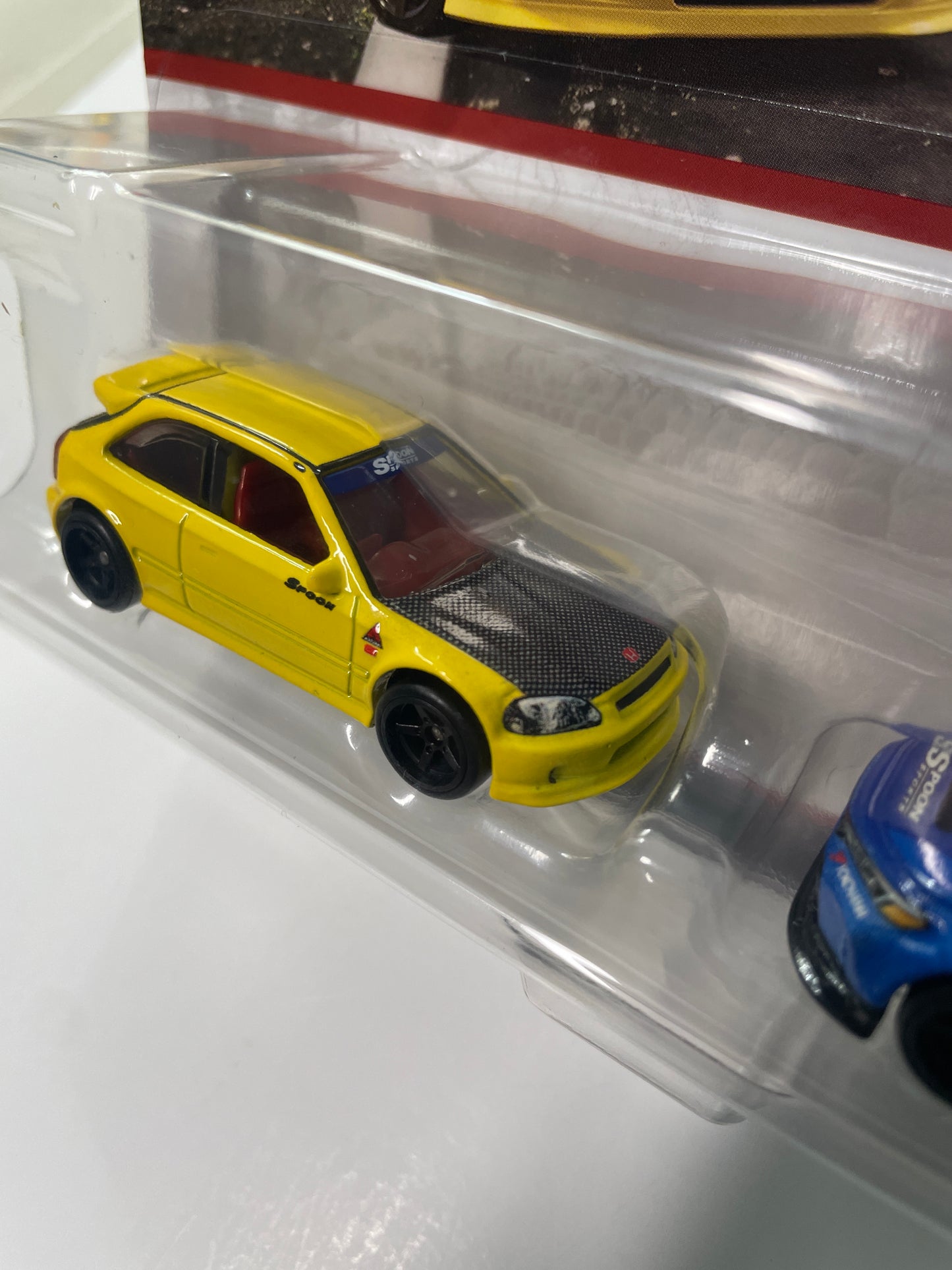 Hot Wheels 1/64 Premium Car Culture 2 Pack '99 Honda Civic Type R (EK9) & Honda Civic Type R