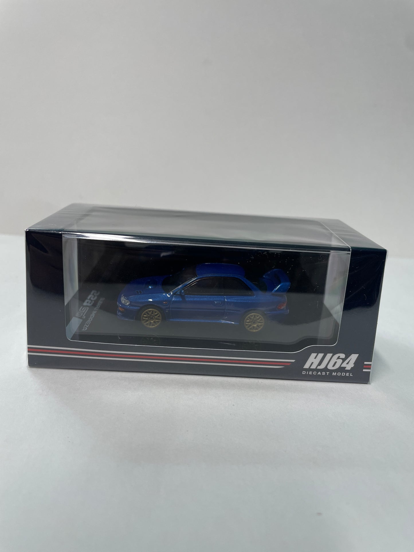 Hobby Japan 1/64 Subaru Impreza 22B STI Version GC8 Sonic Blue Mica