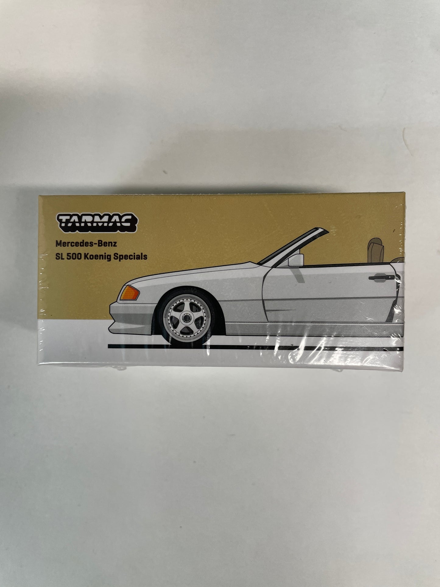 Tarmac Works 1/64 Mercedes-Benz SL 500 Koenig Specials White Global64 - T64G-045-WH