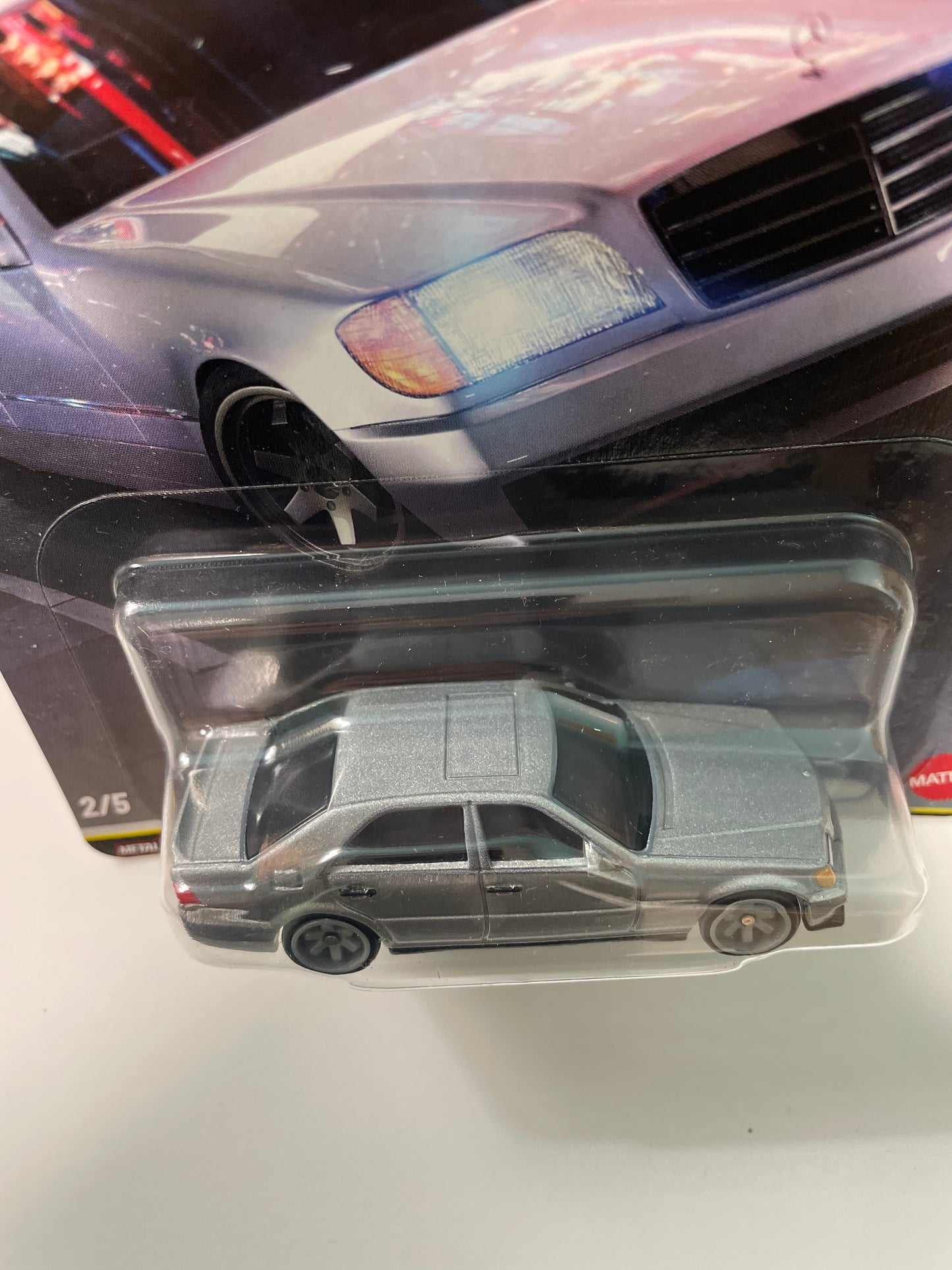 Hot Wheels 1/64 Fast & Furious Mix N Mercedes-Benz 500 SEL Silver - JHW67