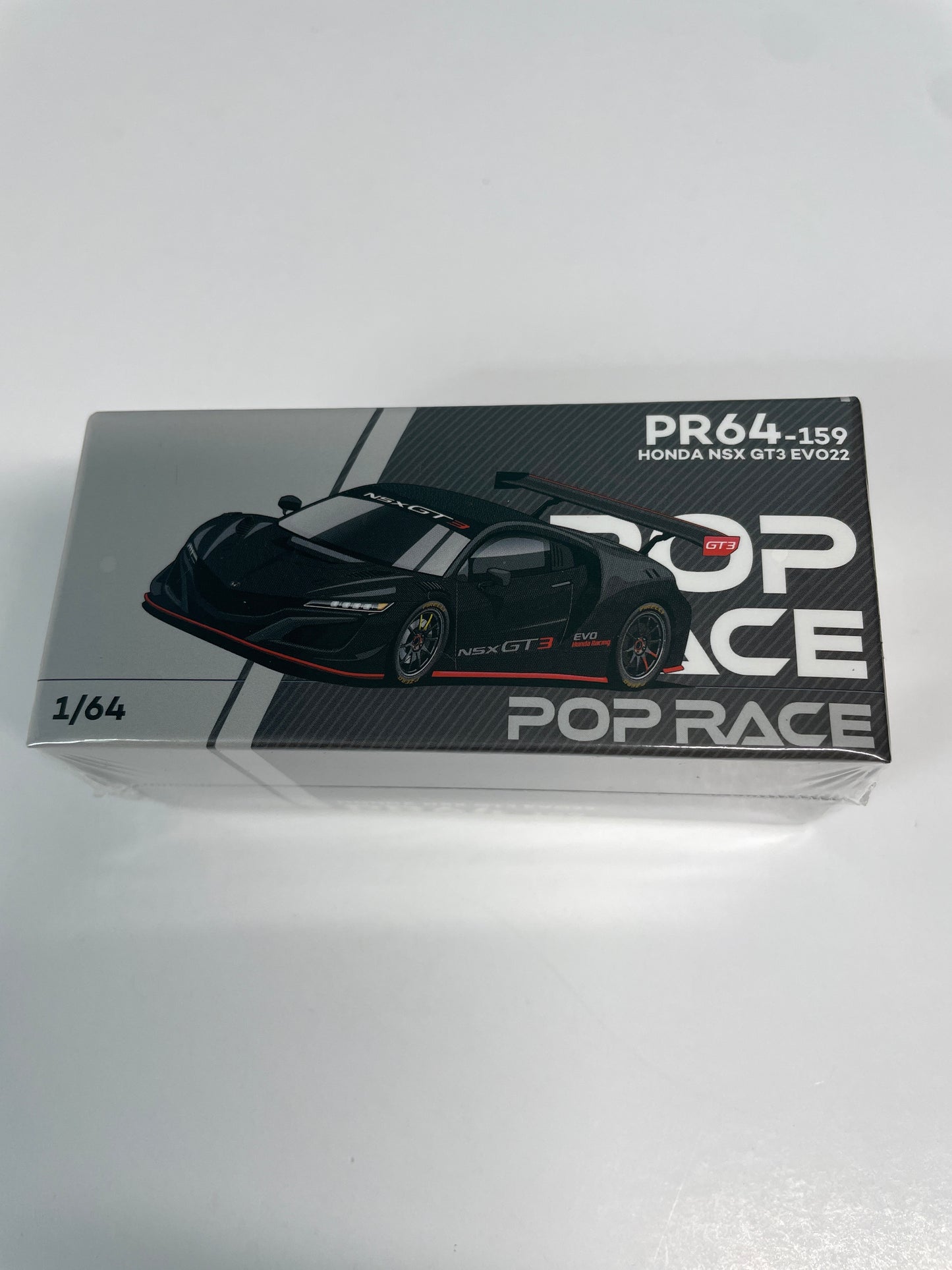 Pop Race 1/64 Honda NSX GT3 Evo22 Carbon Edition Black - PR64-159