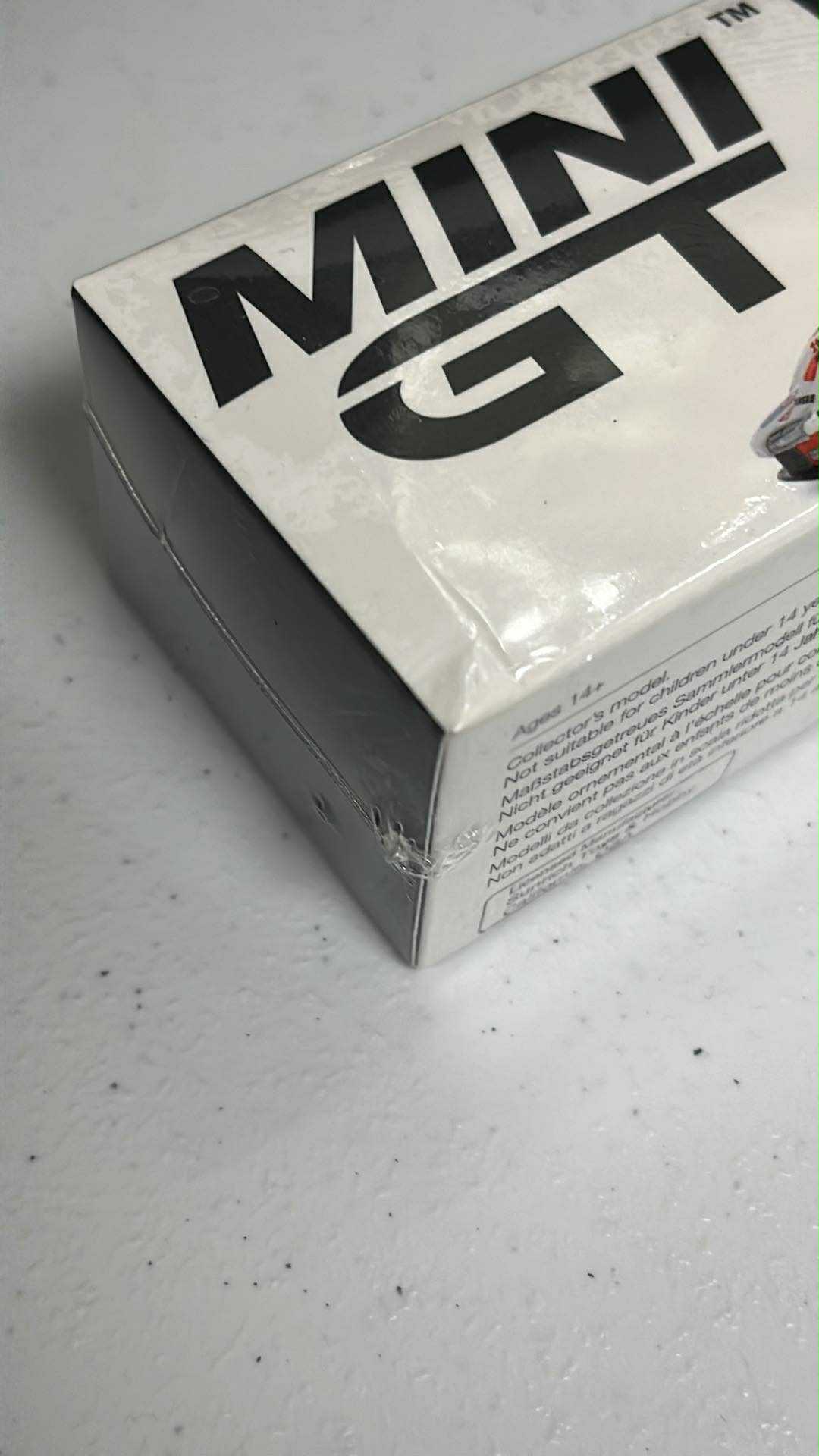 Mini GT 1/64 Porsche 963 #75 2023 24 Hrs of Le Mans Porsche Penske Motorsport White & Red - MGT00740 - Damaged Box