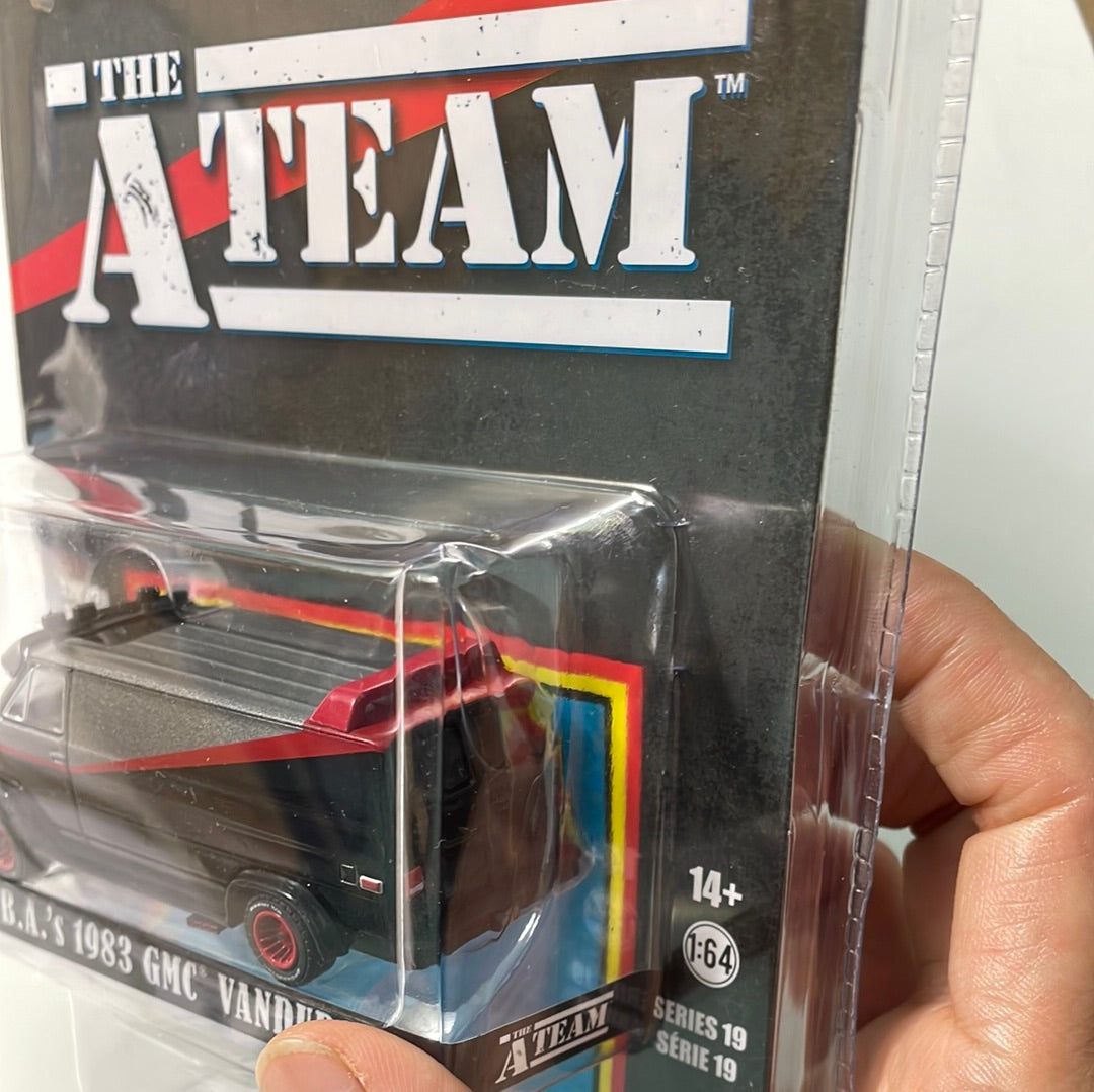 Greenlight Hollywood 1/64 The A Team B.A.’s 1983 GMC Vandura Black