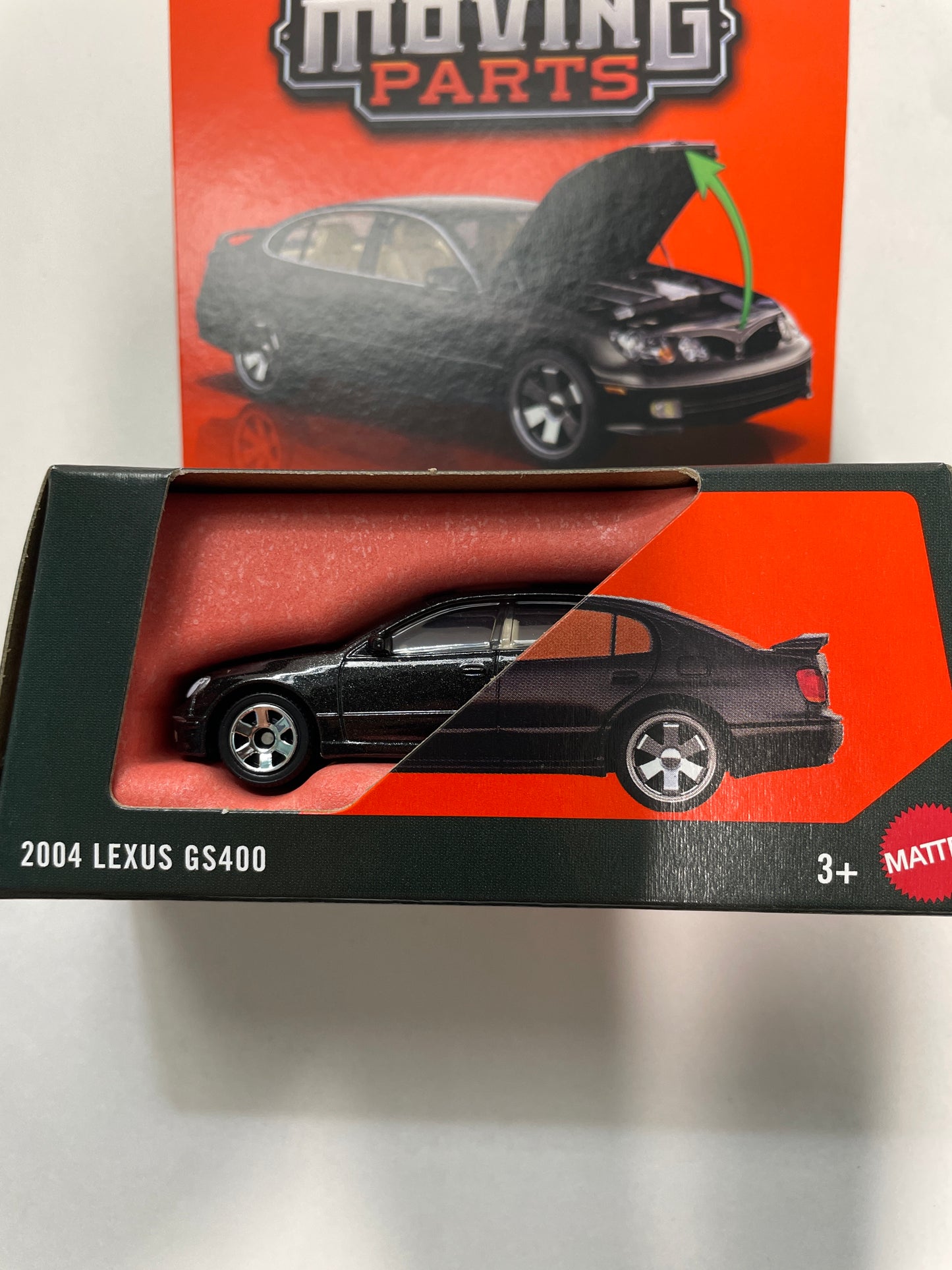 Matchbox 1/64 Moving Parts 2004 Lexus GS400 Black - JHV27