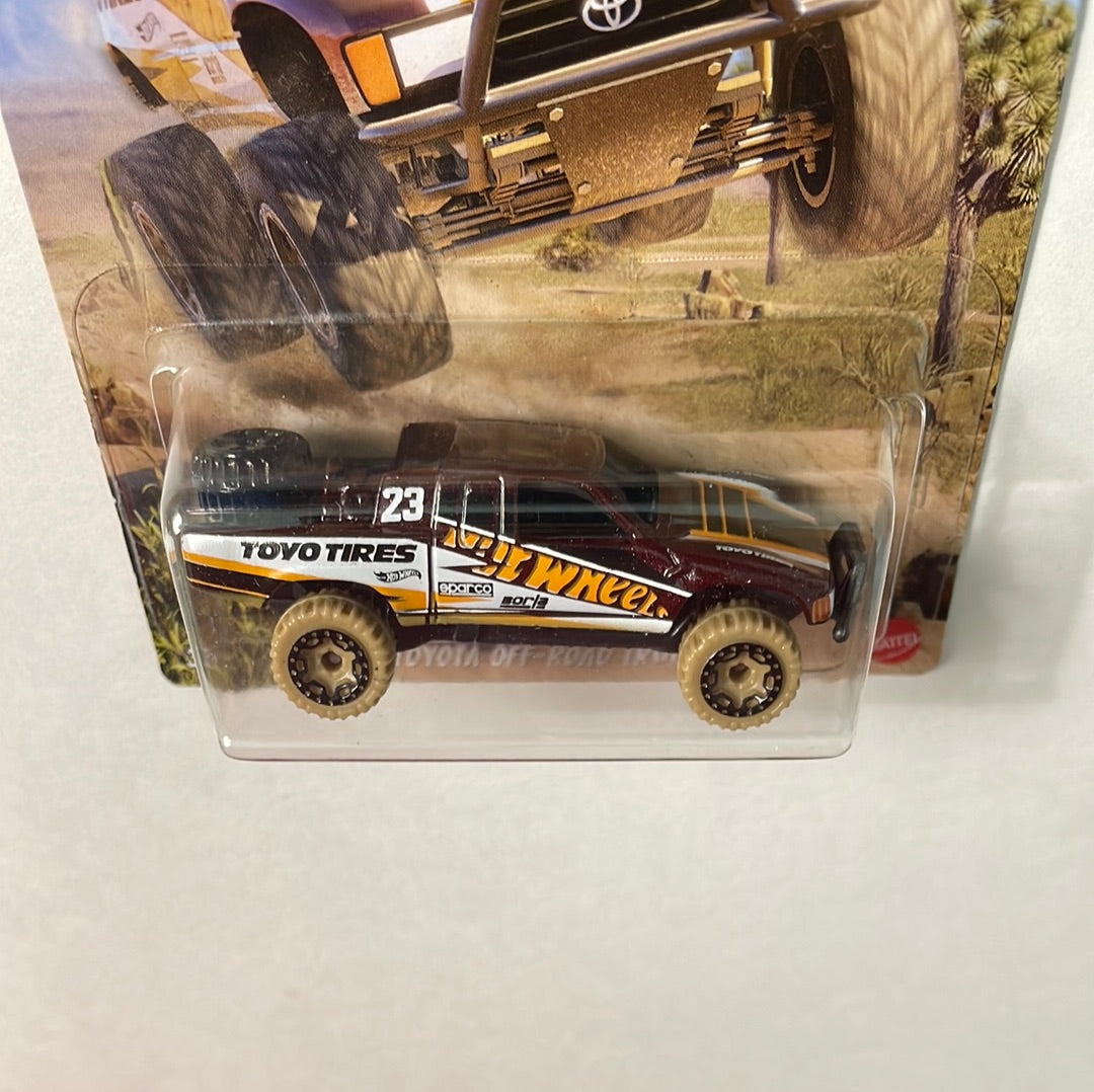 Hot Wheels 1/64 Baja 4x4 Toyota Off-Road Truck Red