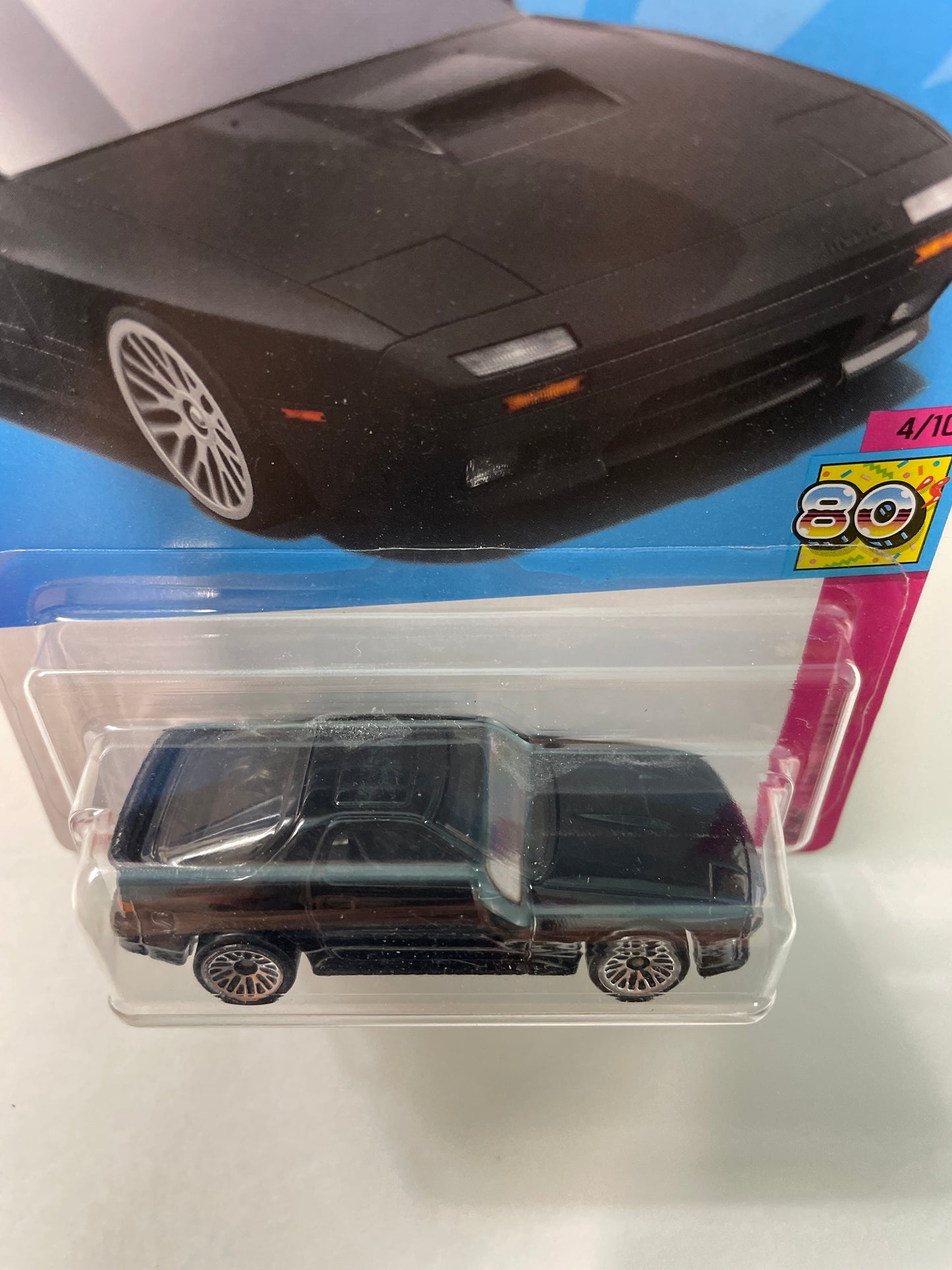 Hot Wheels 1/64 ‘89 Mazda Savanna RX-7 FC3S Black - Damaged Box