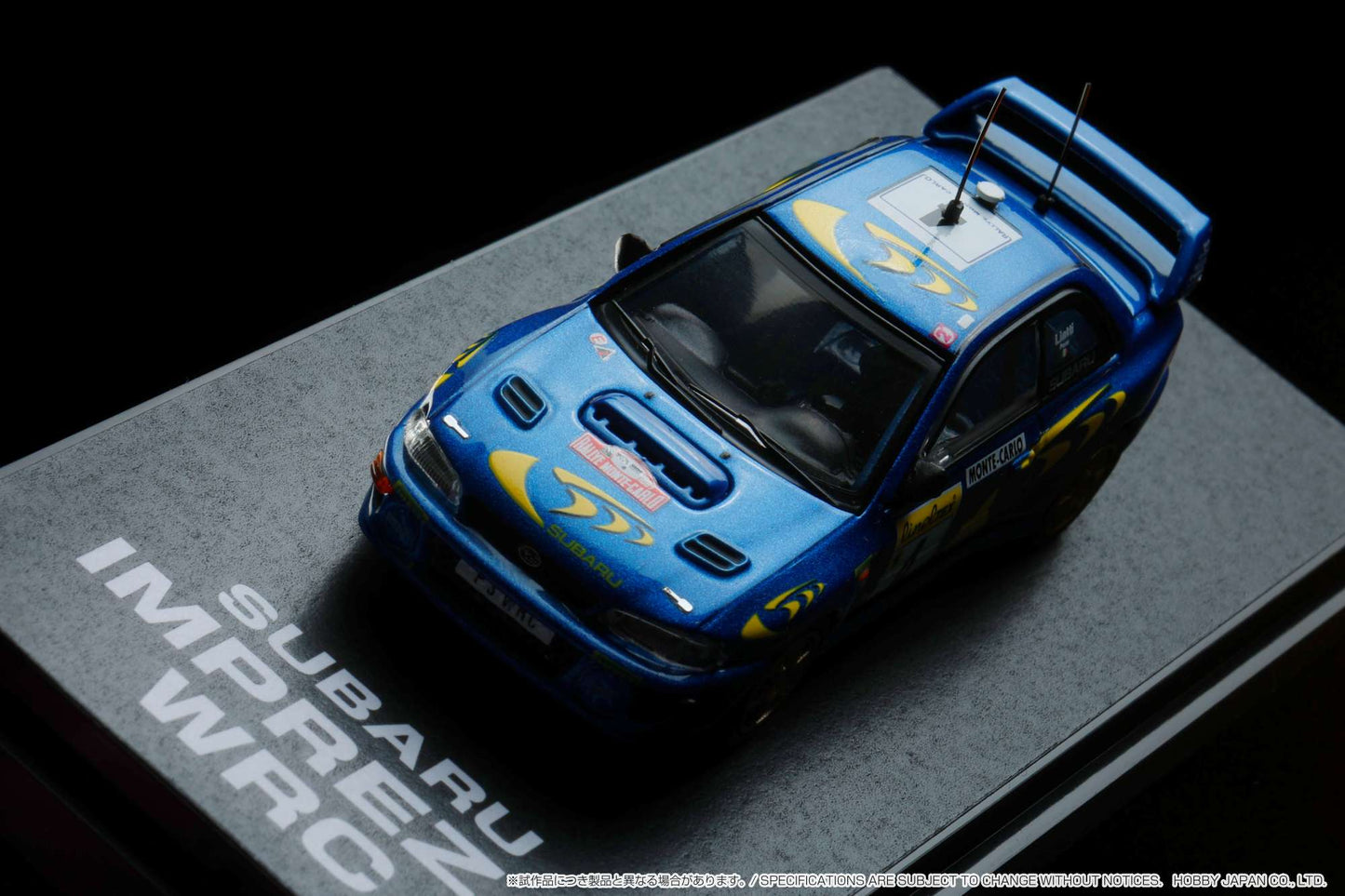 1/64 Hobby Japan HJR642041B SUBARU IMPREZA WRC 1997 #4 (MONTE CARLO) / WINNER