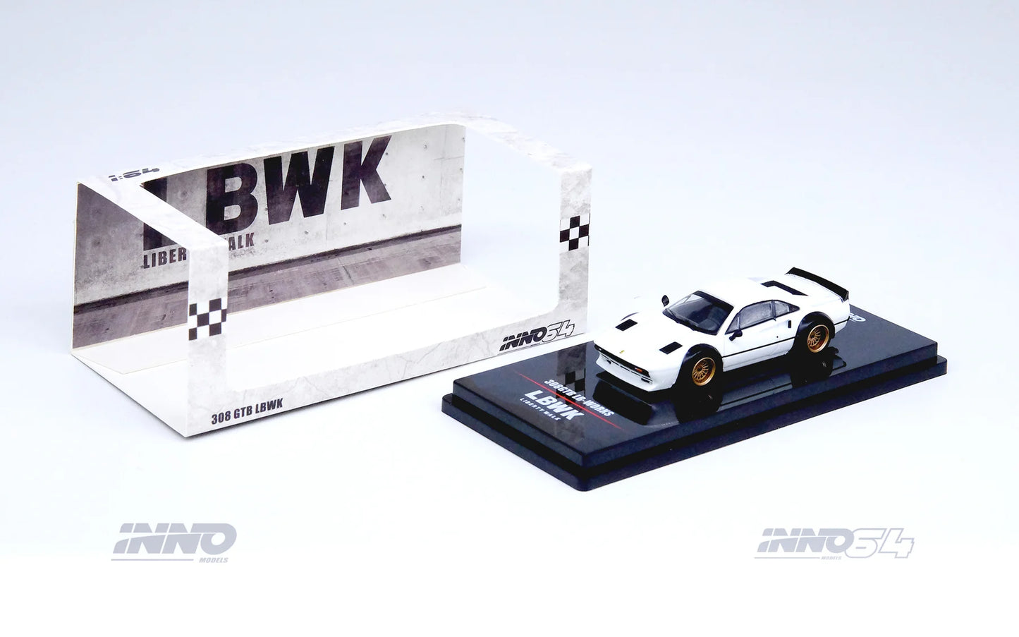 Inno64 1/64 LBWK 308 GTB White