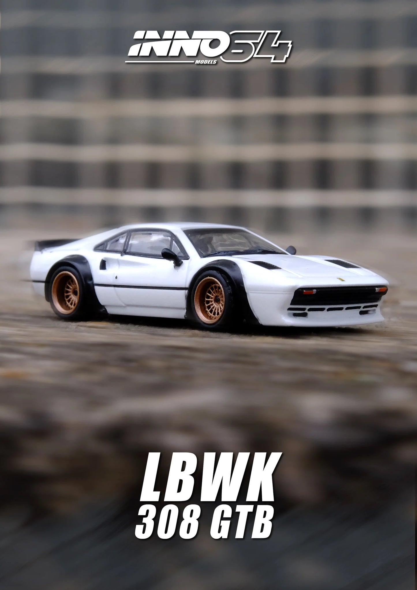 Inno64 1/64 LBWK 308 GTB White