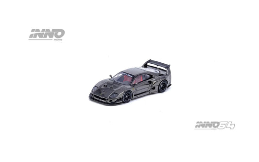 Inno64 1/64 Ferrari Liberty Walk F40 Chrome Black