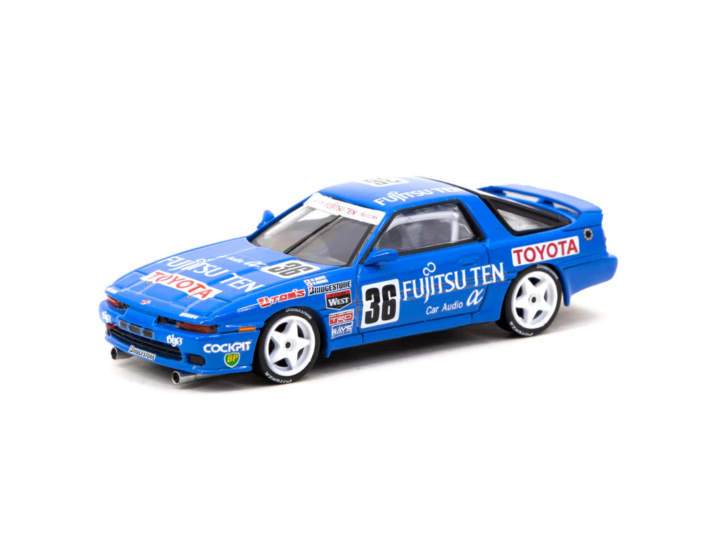 Tarmac Works 1/64 Toyota Supra Turbo (MA70) JTC 1990 #36 - HOBBY64