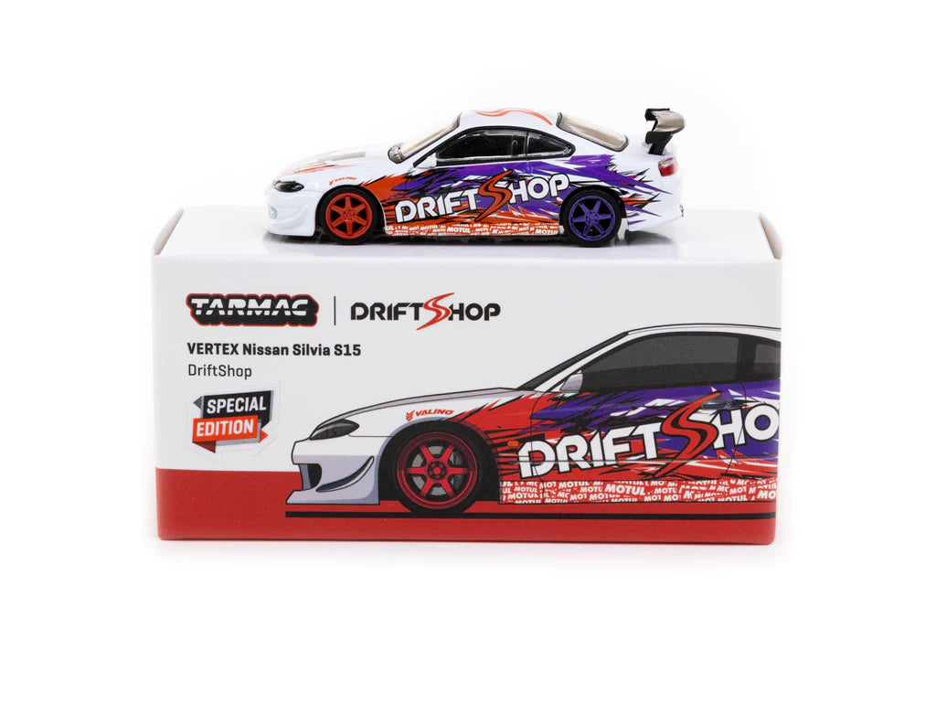 Tarmac Works 1/64 VERTEX Nissan Silvia S15 DriftShop