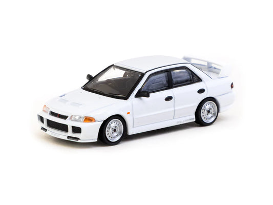 Tarmac Works 1/64 Mitsubishi Lancer RS  Evolution III White - GLOBAL64