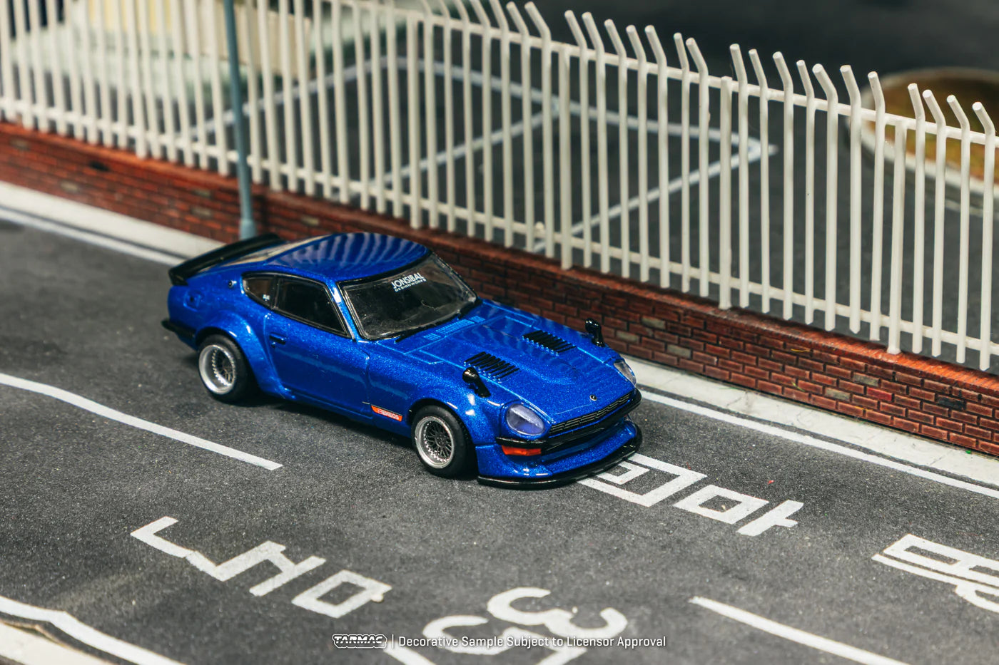 Tarmac Works 1/64 Nissan Fairlady Z S30 Widebody Blue - Designed