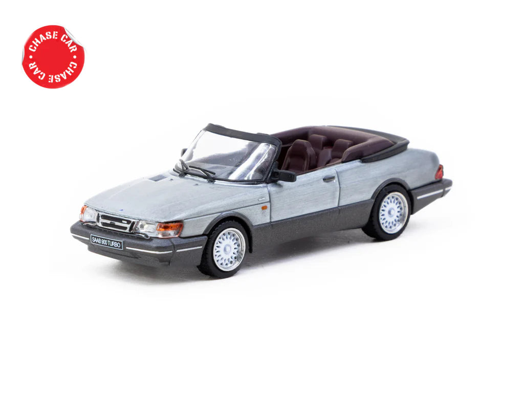 Tarmac Works 1/64 Saab 900 Turbo Convertible White - GLOBAL64 - T64G-067-WH