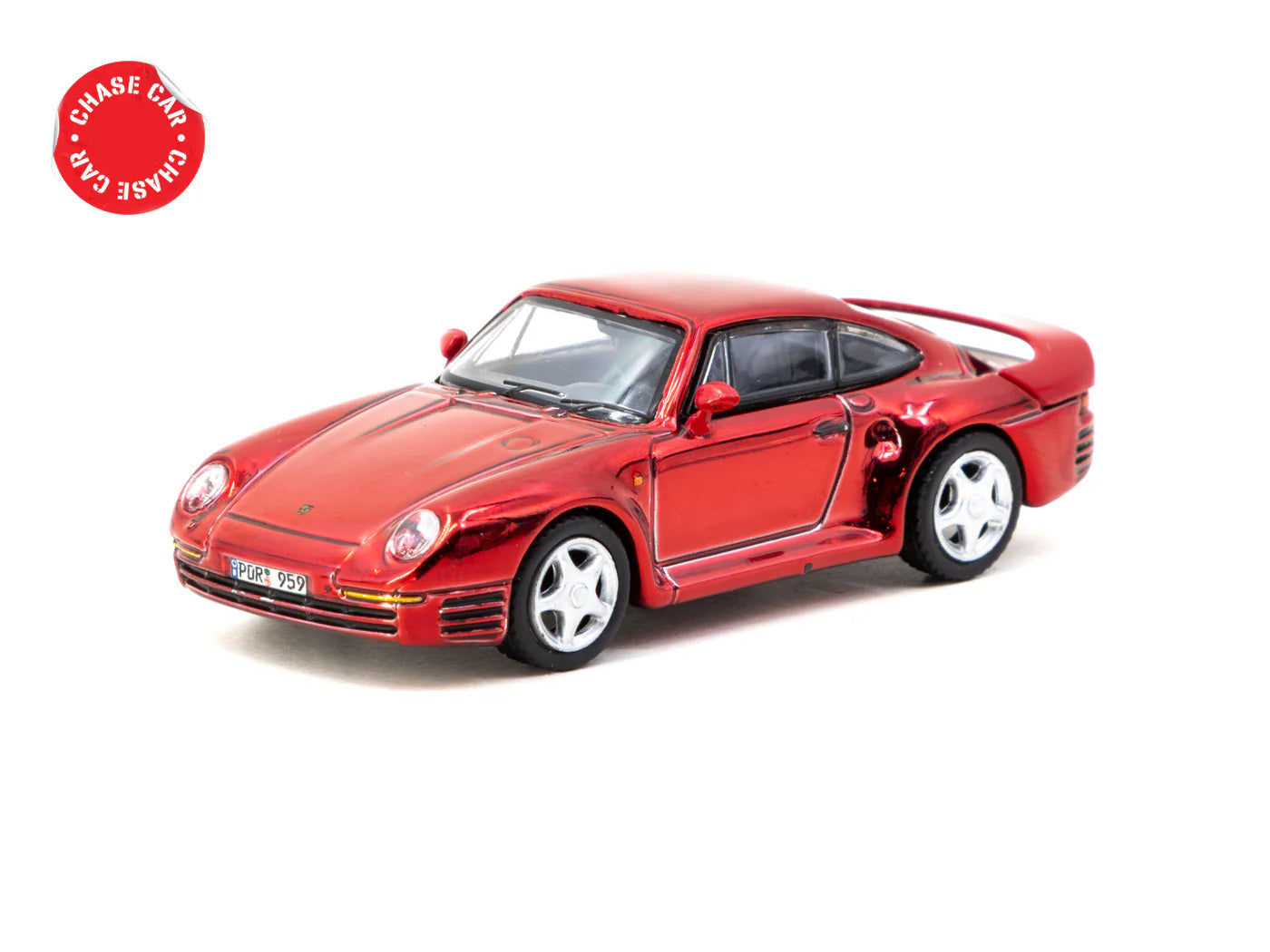 Tarmac Works x iXO Models 1/64 Porsche 959 Red - GLOBAL64 - T64G-068-RE