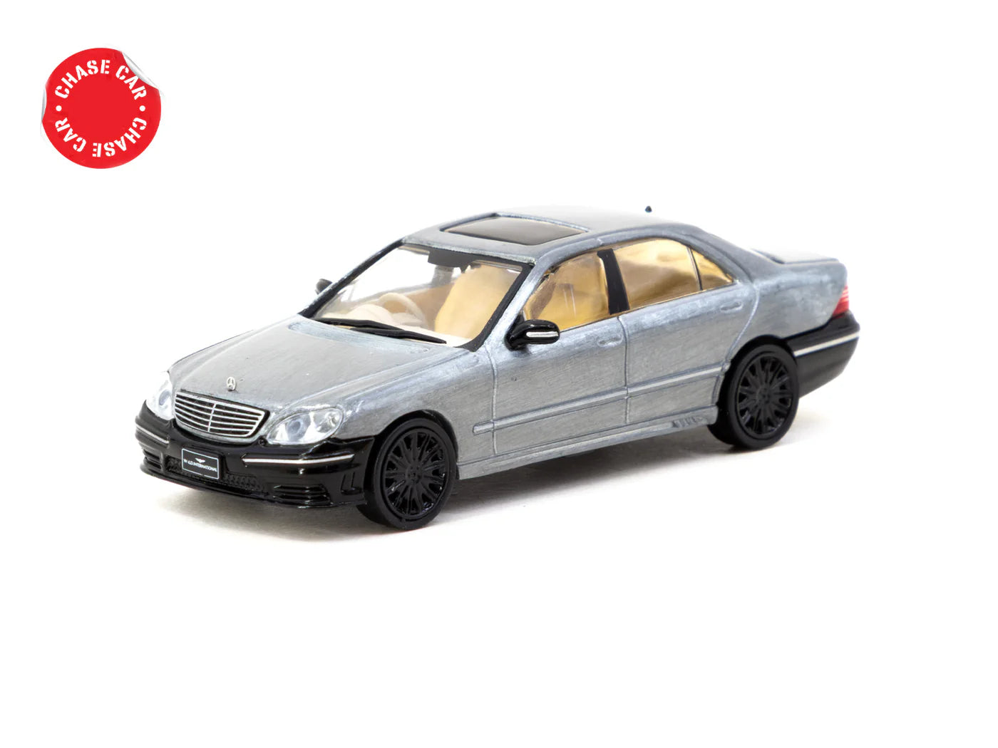 Tarmac Works 1/64 Mercedes-Benz S-Class Wald Black - GLOBAL64 - T64G-072-BK