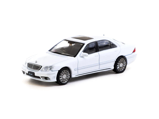 Tarmac Works 1/64 Mercedes-Benz S-Class Wald Alabaster White - Lamley Special Edition - GLOBAL64