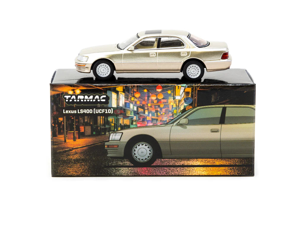 Tarmac Works 1/64 Lexus LS400 (UCF10) Champagne Beige Metallic - GLOBAL64
