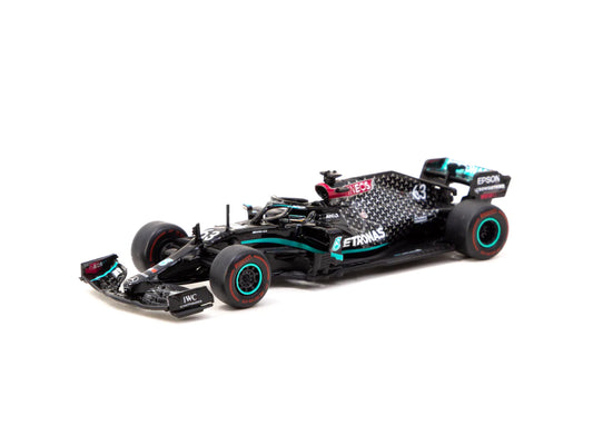 Tarmac Works  X iXO 1/64 Mercedes-AMG F1 W11 EQ Performance Sakhir Grand Prix 2020 George Russell - GLOBAL64 Black