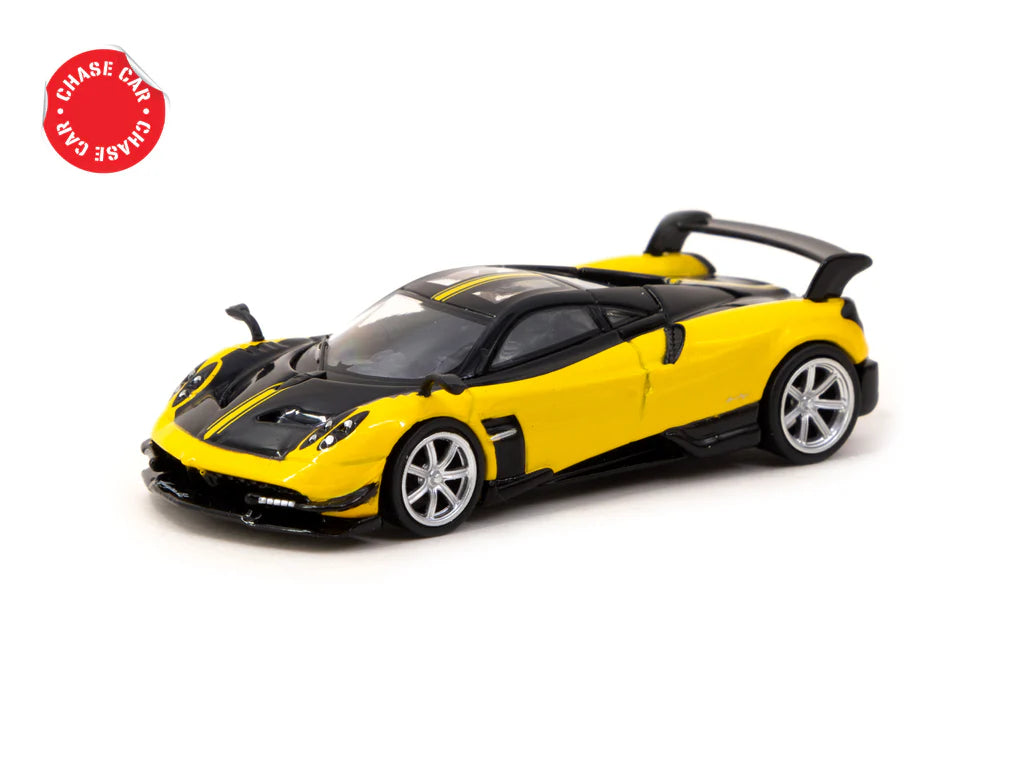 Tarmac Works 1/64 Pagani Huayra BC Giallo Limone - GLOBAL64 Yellow - T64G-TL014-YL