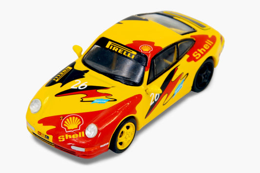 1/64 Tiny X Sparkmodel Shell Porsche 993 #26 (without rear spoiler) Red & Yellow