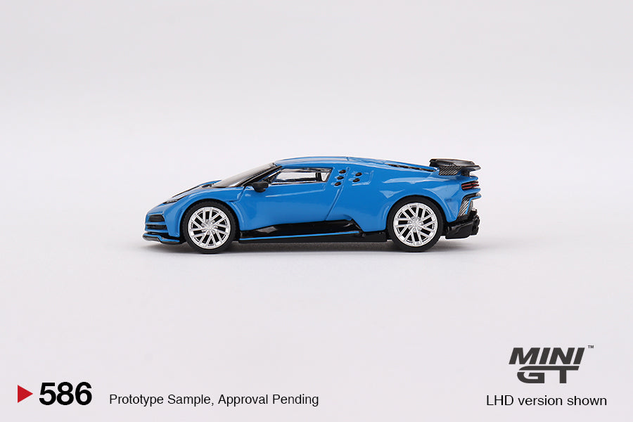 Mini GT 1/64 Bugatti Centodieci Blu Bugatti Blue
