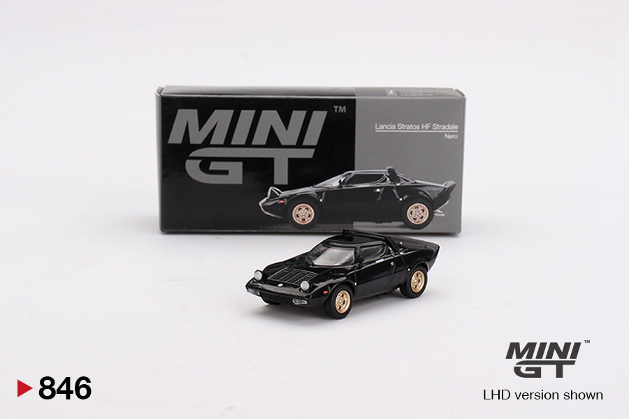 Mini GT 1/64 Lancia Stratos HF Stradale Nero Black
