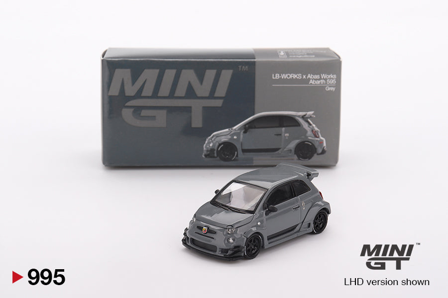 Mini GT 1/64 LB-WORKS x Abas Works Abarth 595 Grey