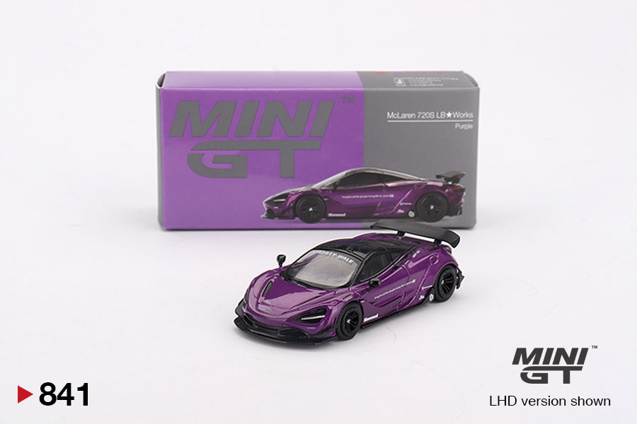 Mini GT 1/64 McLaren 720S LB★Works Purple - MGT00841