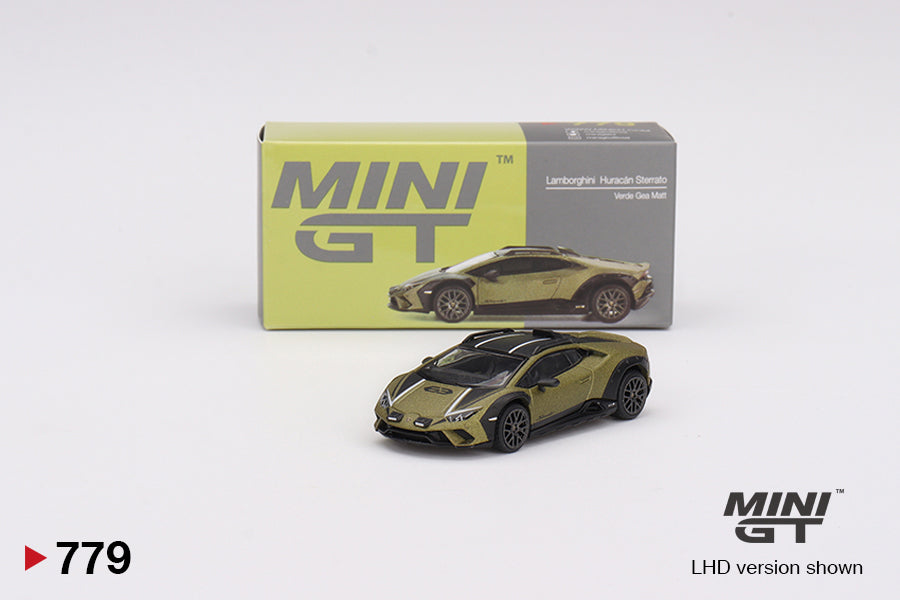 Mini GT 1/64 Lamborghini Huracán Sterrato Verde Gea Matt Green