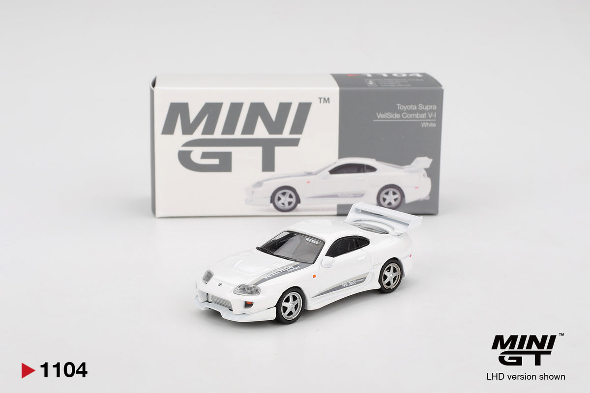 Mini GT 1/64 Toyota Supra VeilSide Combat V-I White - MGT01104