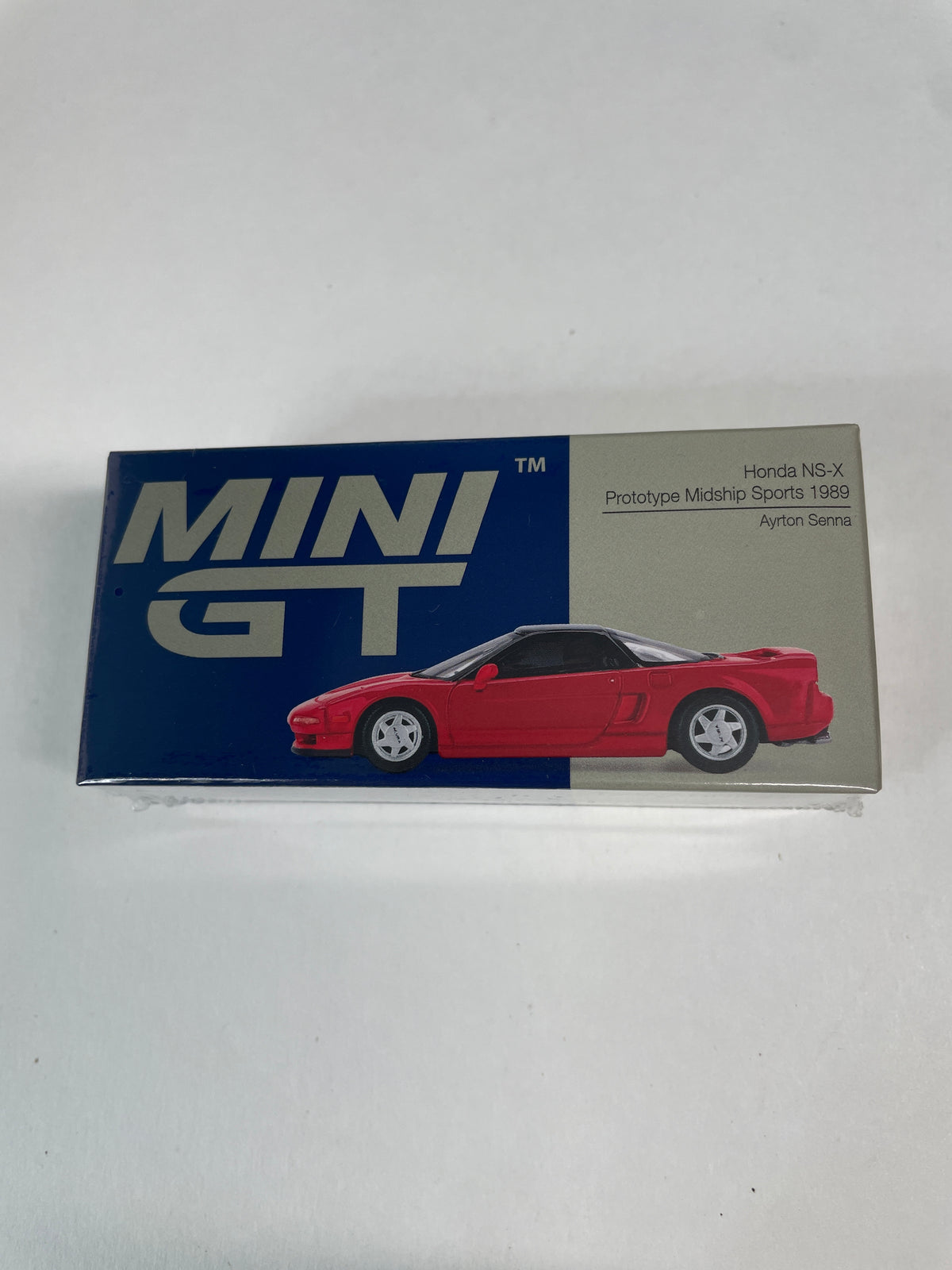 Mini GT 1/64 Honda NS-X Prototype Midship Sports 1989 Ayrton Senna w/ Figure Red - MGT01075