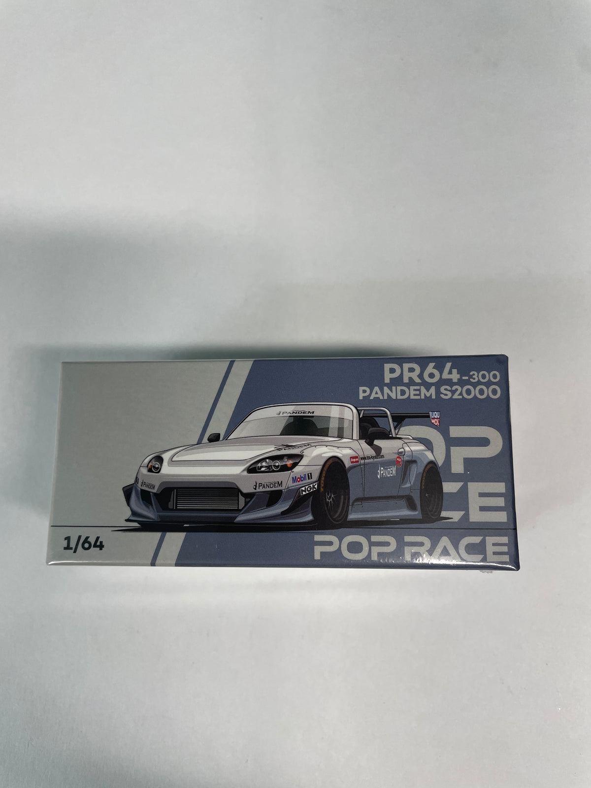 Pop Race 1/64 Pandem Honda S2000 White - Pr64-0300