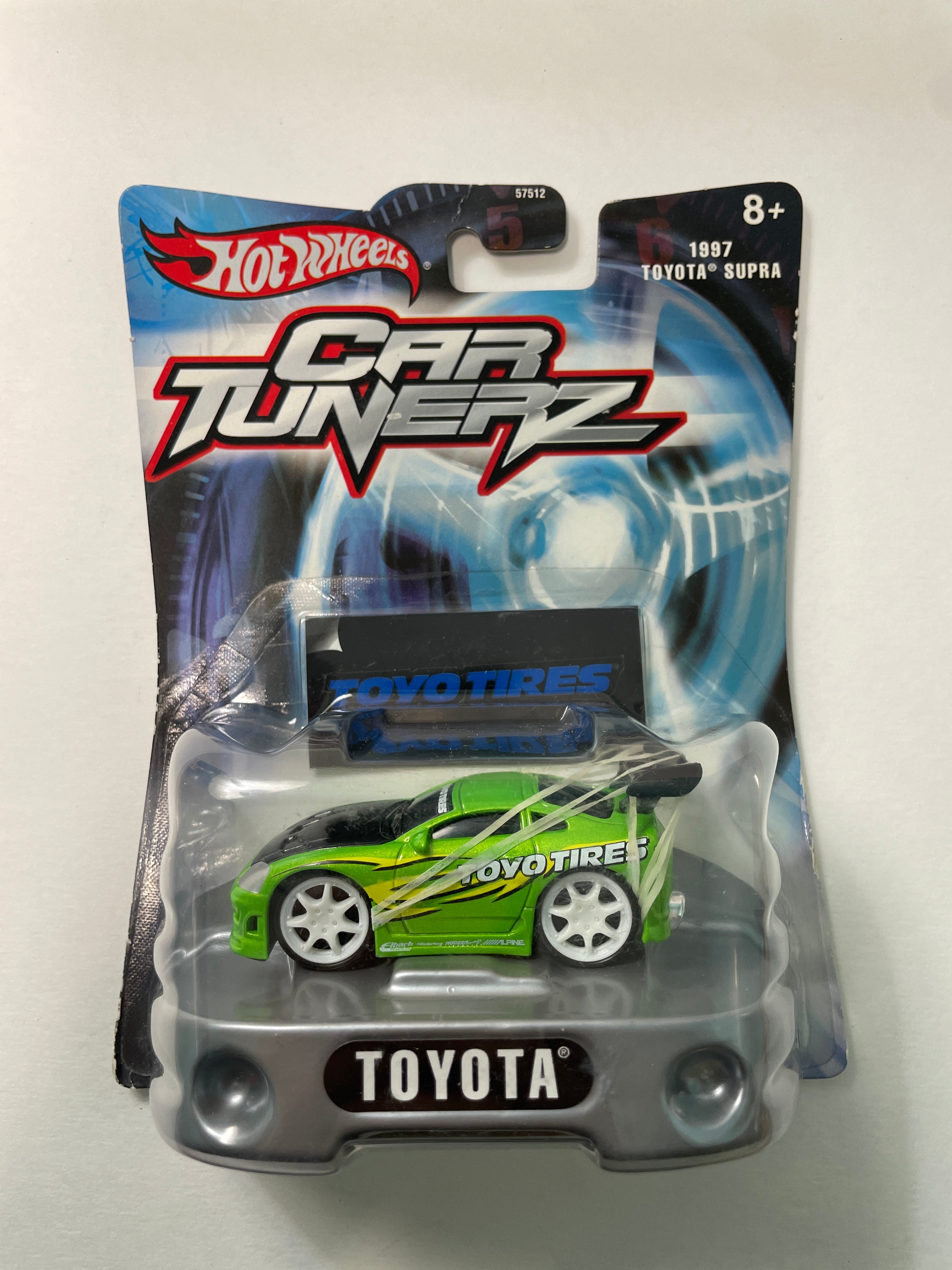 Hot Wheels 1/64 Car Tunerz 1997 Toyota Supra Green - 57512-0710