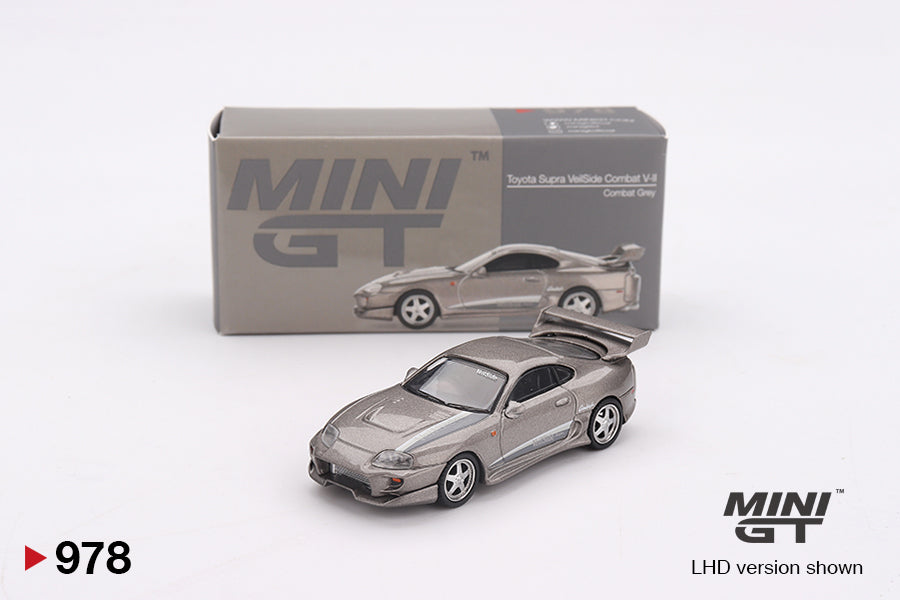 Mini GT 1/64 Toyota Supra VeilSide Combat V-II Combat Grey