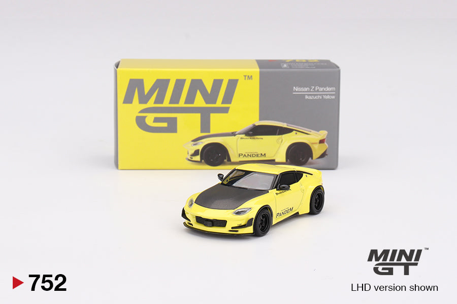 Mini GT 1/64 Nissan Fairlady Z Pandem Ikazuchi Yellow