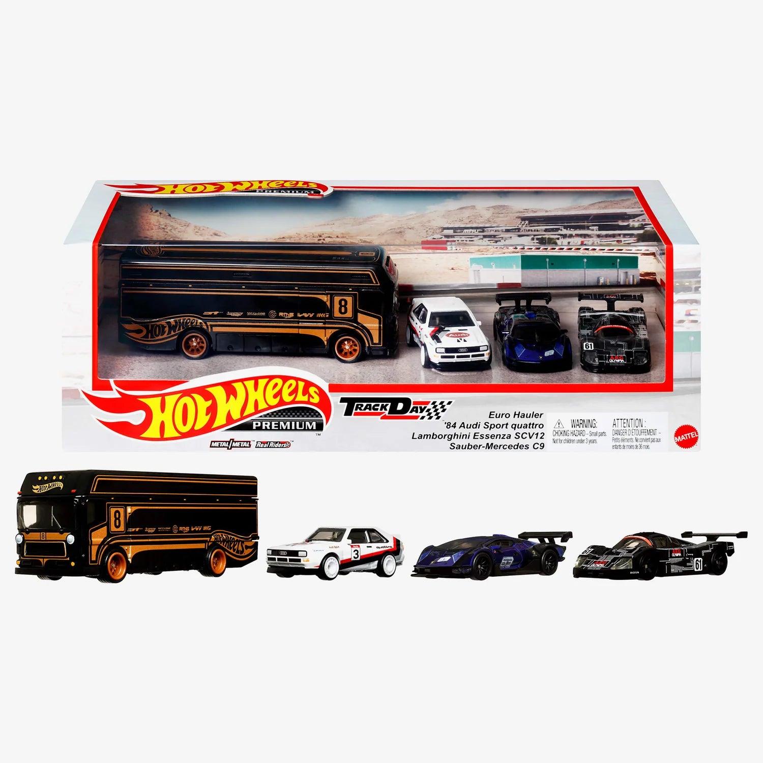 Hot Wheels 1/64 Premium Collector Car Culture Box Set Track Day