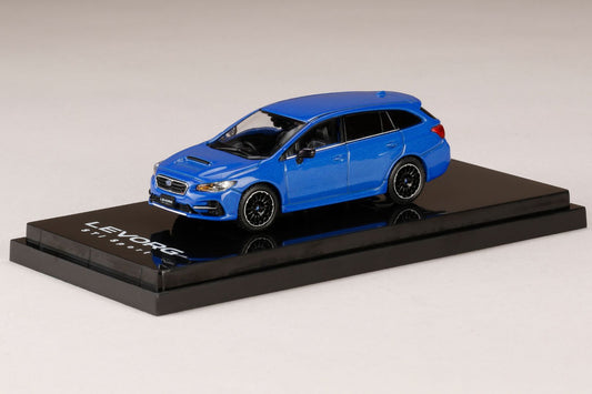 Hobby Japan 1/64  Subaru Levorg STI Sport EyeSight Black Selection WR Blue Pearl