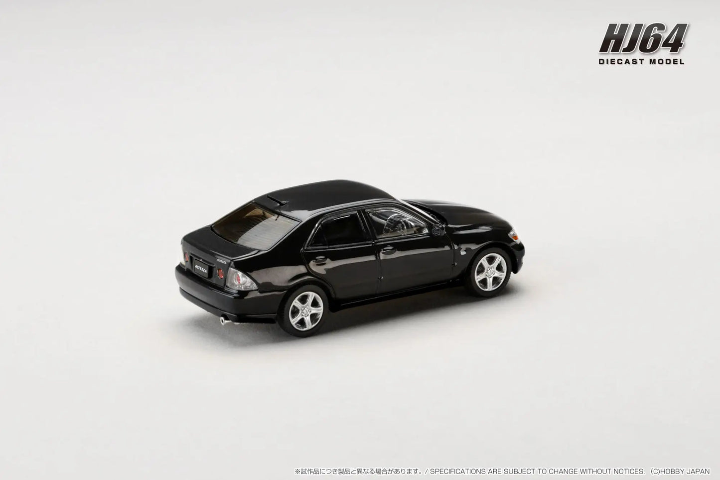 Hobby Japan 1/64 Toyota Altezza RS200 (E10) 1998 Black - HJ641080ABK